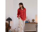 Chemise en lin femme - Brique
