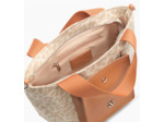Petit cabas léopard beige à pochette camel - Maelys - Vanessa Wu