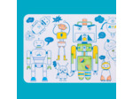 Coloriage effaçable mini 2en1 - Robots
