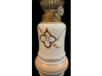 Lampe à pétrole faïence décorée LA145