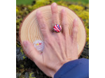 Bague bouton Verona ajustable
