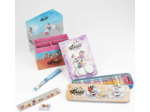 Diddl - Set Écriture A6 1 Cahier + 1 Stylo + 1 gomme + 1 Règle + 6 Crayons de Couleur + 1 Taille Crayon + 1 Plumier - Set Papeterie - Idée Cadeau Enfant et Fan Nostalgique des Années 90