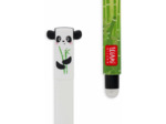 LEGAMI - Stylo gel effaçable, Pointe bille pour enlever l'encre sans consommer la feuille, Encre thermosensible noire, diamètre de la pointe 0,7 mm, Thème Panda