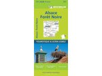 CARTE ZOOM FORET NOIRE, ALSACE, VALLEE DU RHIN