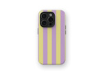 Purple Cake Stripes Case | Coque de téléphone 3D 2en1 Ultra-résistante