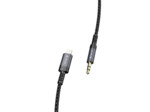 DEVIA Câble USB-C ou Lightning Vers Jack 3,5mm 1m (Noir)