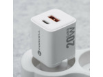 FORCELL F-ENERGY Mini chargeur blanc compacte GaN3 20W USB-C USB-A
