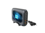 FORCELL F-ENERGY Chargeur de bureau multi-ports 3x USB-C + 2x USB-A 200W avec câble secteur