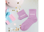 Chaussettes duo à paillettes Princesse connasse