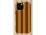 Chocolate Stripes Case | Coque de téléphone 3D 2en1 Ultra-résistante