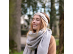 Headband Noé - Mérinos & Cachemire - Beige chiné