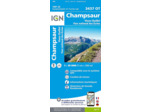 3437OT CHAMPSAUR, VIEUX CHAILLOL PN DES ECRINS / RECTO