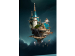 Fantasy Steam Castle - Blanc et Bleu