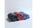 Foulard Pio unisexe - Voile de coton - Pétrole
