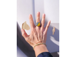 Bague bouton Verona ajustable