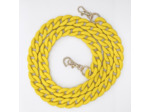 Chaine grosse maille avec pad universel - serie IBIZA - JAUNE - 1.2M