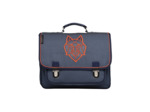 Cartable moyen Loup Bleu