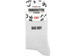 Chaussettes blanches bad boy homme