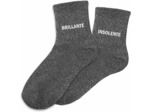 Chaussettes duo à paillettes Brillante insolente
