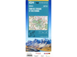 TOUR DE L OISANS ET DES ECRINS GR54 RECTO VERSO PLASTIFIEE