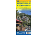 WASHINGTON STATE AND BRITISH COLUMBIA SW 1:800 000