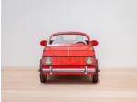 Voiture Décapotable en Bois - Rouge