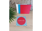 Carte "Happy 40" 13x13 cm