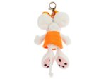 Porte-clés peluche Diddlina en robe orange 15cm