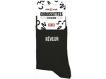 Chaussettes noires homme rêveur