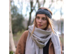Headband Noé - Mérinos & Cachemire - Anthracite