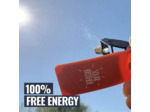 SOLAR BROTHER – Briquet Solaire Suncase – Étui bi-énergie Unique : allumage Solaire instantané ou allumage au gaz Traditionnel – Waterproof & Windproof — Innovation française brevetée – (Vert)