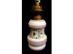 Lampe à pétrole faïence décorée  LA12