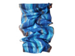 Foulard en soie -Vagues - peint main