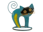 chat métallique