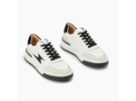 Baskets à lacets Blanches & Noir - Amélia - Vanessa Wu