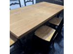 Table en chêne et 6 chaises