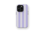 Light Purple Stripes Case | Coque de téléphone 3D 2en1 Ultra-résistante