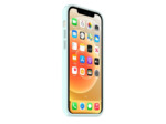 Coque Silicone Moxie BeFluo Fine et Légère pour iPhone 14 Plus, Intérieur Microfibre - Bleu glacier