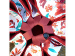 Tapis pieds au sec - Fleurs rouges