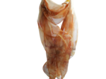 Foulard en mousseline de soie - Marron Glacé