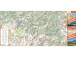 MONTAGNES DU MONTENEGRO. DURMITOR, BJELASICA, PROKLETIJE, KOMOVI 1/65.000 (CARTE GRAND FORMAT LAMINE