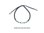 Bracelet homme code Morse "Saumur"