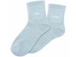 Chaussettes duo à paillettes Girl power