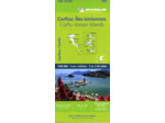 CARTE ZOOM CORFOU - ILES IONIENNES / CORFU - IONIAN ISLANDSS
