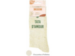 STC - Paire DE Chaussettes Paillettes Tata d'amour Femme