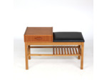 Banc en teck années 60
