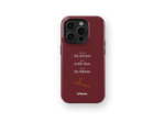 Mon Run Strava - Rouge Bordeaux | Coque 3D 2en1 Ultra-résistante