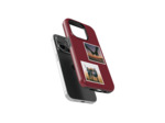 Twin Memories - Dark Red | Coque de téléphone 3D 2en1 Ultra-résistante