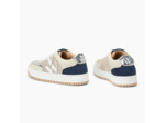 Baskets monogramme beige et marine - Rosie - Vanessa Wu