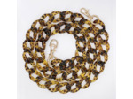 Chaine grosse maille avec pad universel - serie MIAMI - TORTOISE-1.2M